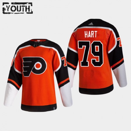 Philadelphia Flyers Carter Hart 79 2020-21 Reverse Retro Authentic Shirt - Kinderen